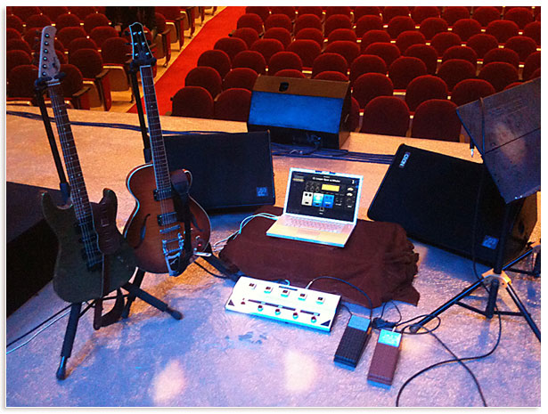 stage setup